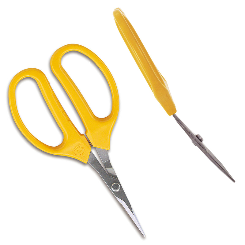 Bonsai / Cultivation Scissors, Angled Stainless